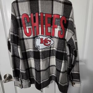 Plaid Chiefs Flannel Shirt